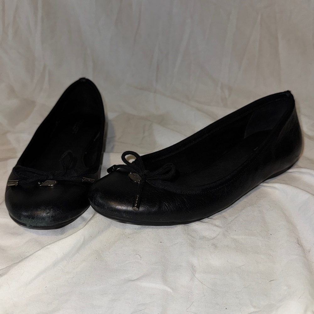 Coach leather Lara black flat - Picture 2 of 8